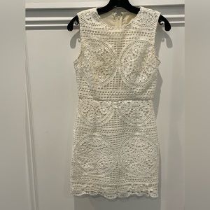 White lace Joa dress